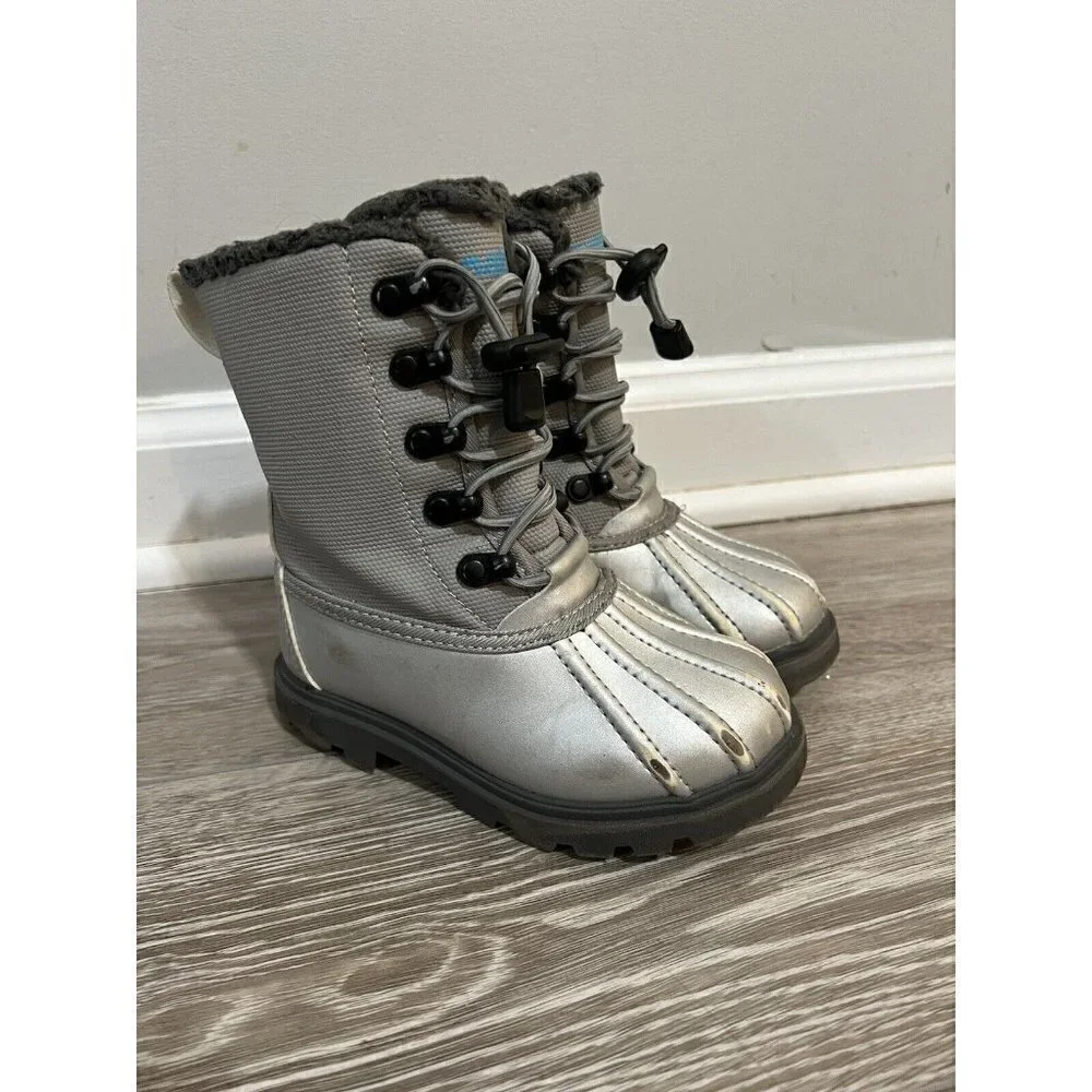 Native silver boots